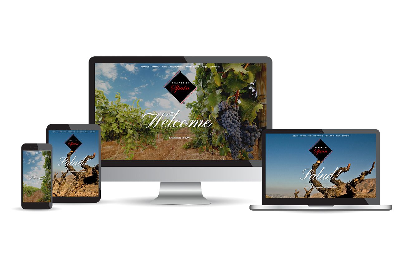 A website displayed on desktop, laptop, and smartphone screens, showcasing outdoor adventure or travel photography with a nature background.
