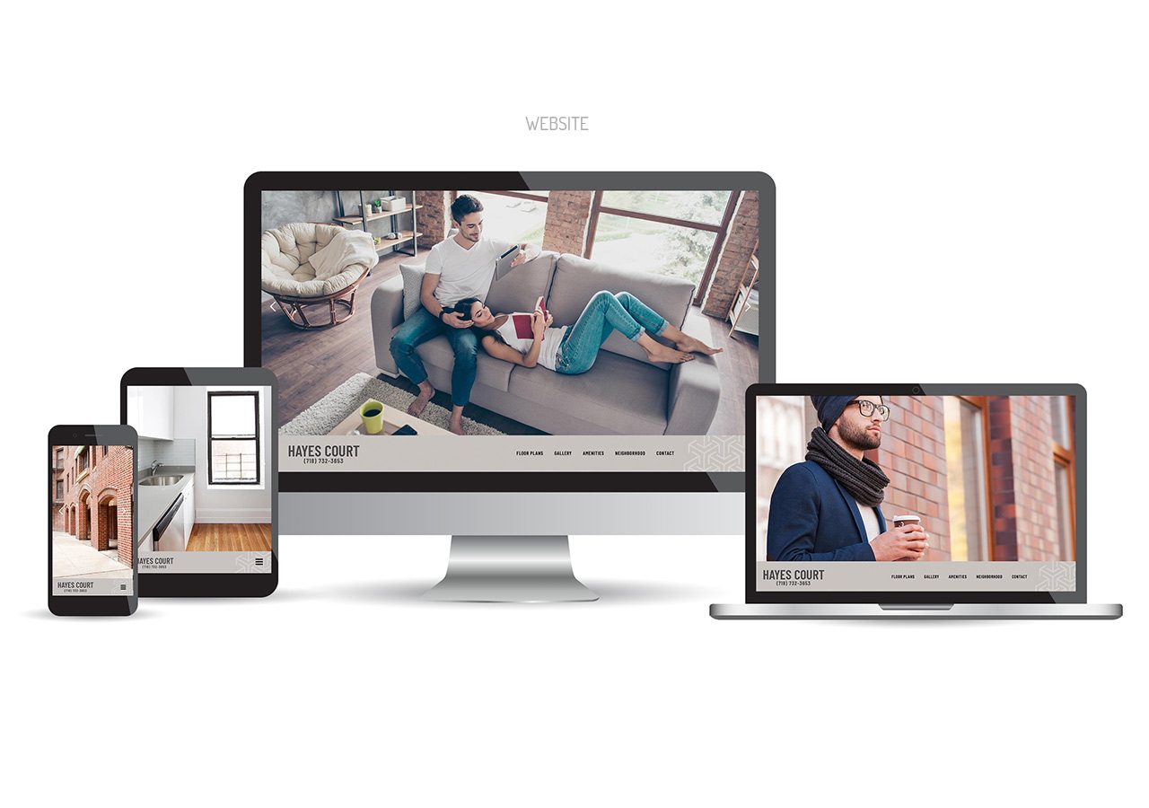 A digital workspace setup displaying multiple devices with video calls and remote collaboration tools on screen.