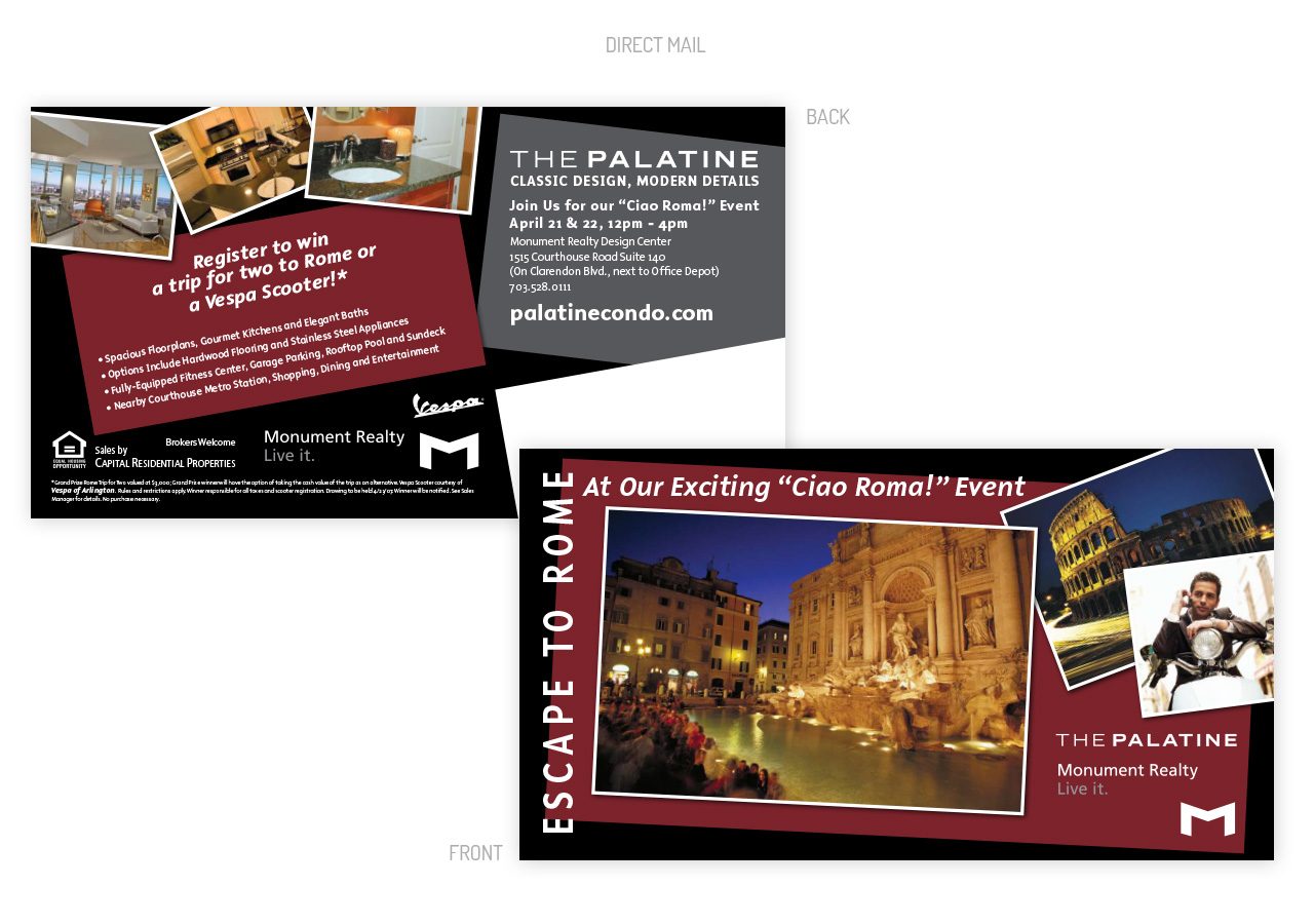 Advertisement flyer for a 'Cycle Around' event featuring a nighttime cityscape with festive lights and event details.