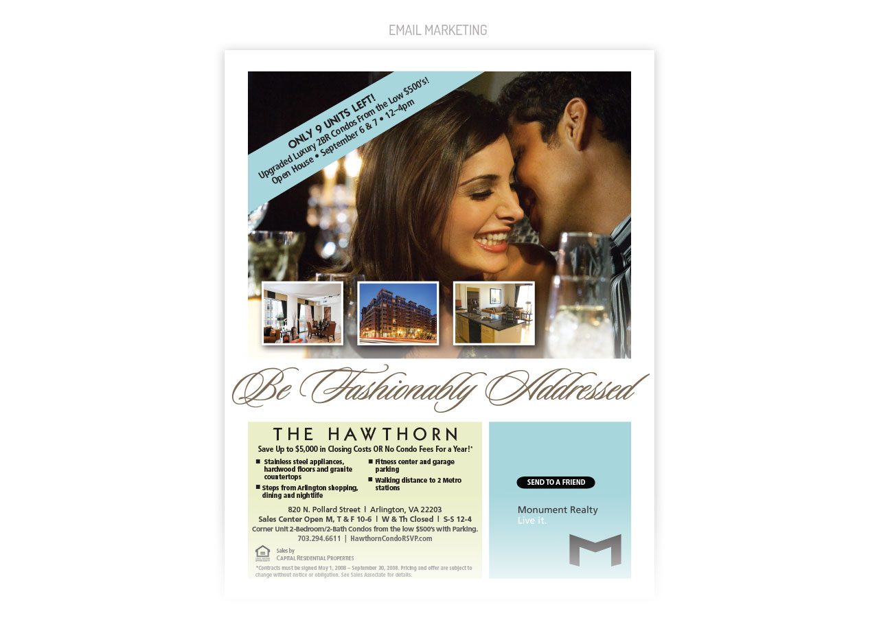 A romantic wedding invitation featuring a couple gazing at each other, elegant decor, and detailed event information.