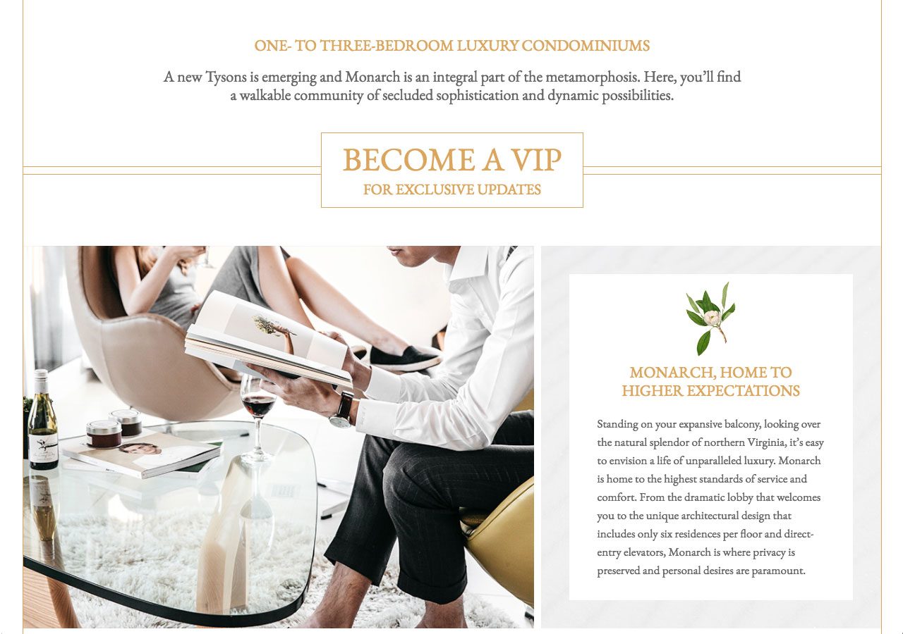 A stylish woman holding shopping bags and a coffee cup, promoting a VIP program for luxury shopping and exclusive offers.