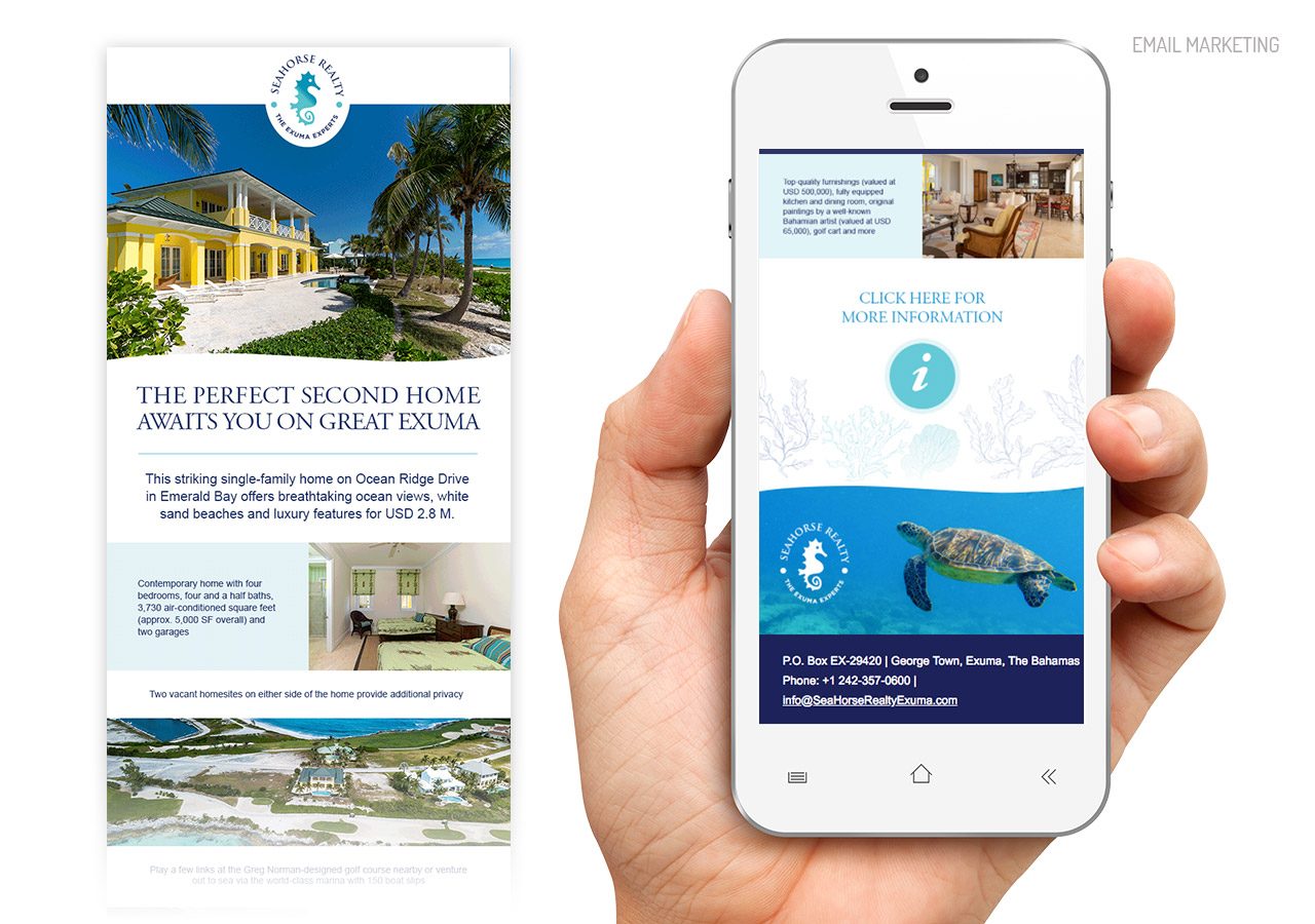 A hand holding a smartphone displaying a travel app with images of a beach, a resort, and vacation offers next to a travel brochure.